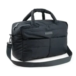 Quiltet pusletaske - Sort