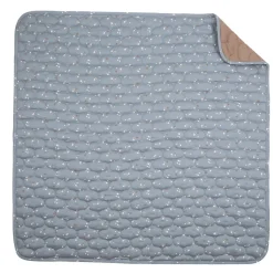 Quiltet tæppe, 90x90 cm - Stars