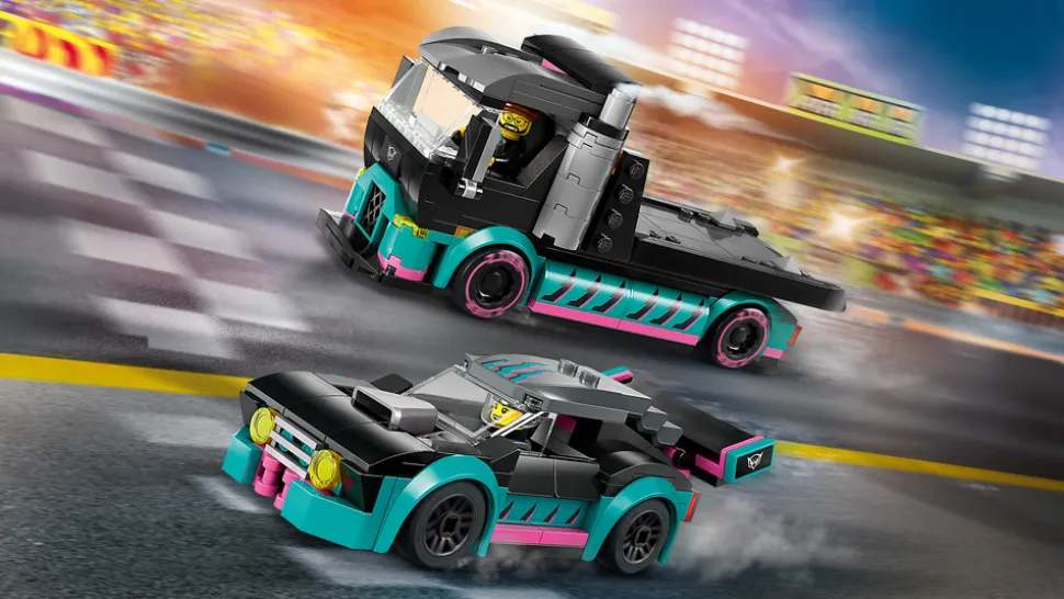 Racerbil og biltransporter 60406 LEGO® City