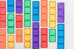 Ractangle Pack - magnetsæt 18 dele - rainbow