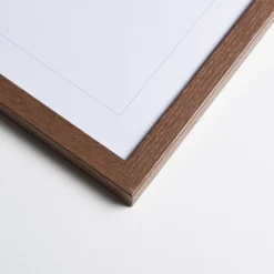 Ramme Mørk egetræ A3