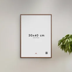 Ramme Mørk egetræ 30x40