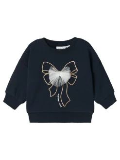 Raxa langærmet sweat - DARK SAPPHIRE