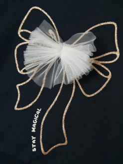 Raxa langærmet sweat - DARK SAPPHIRE