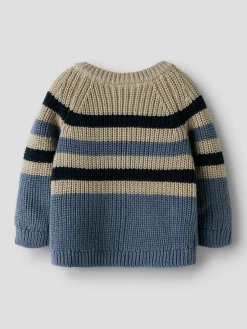 Raya Strikket Cardigan - Flint Stone