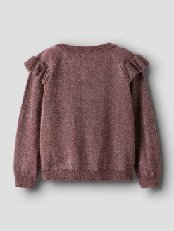 Refraja Strikket Cardigan - Burgundy