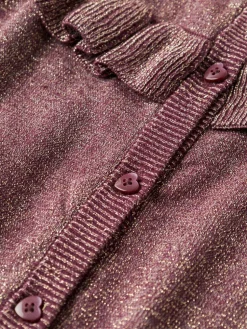 Refraja Strikket Cardigan - Burgundy