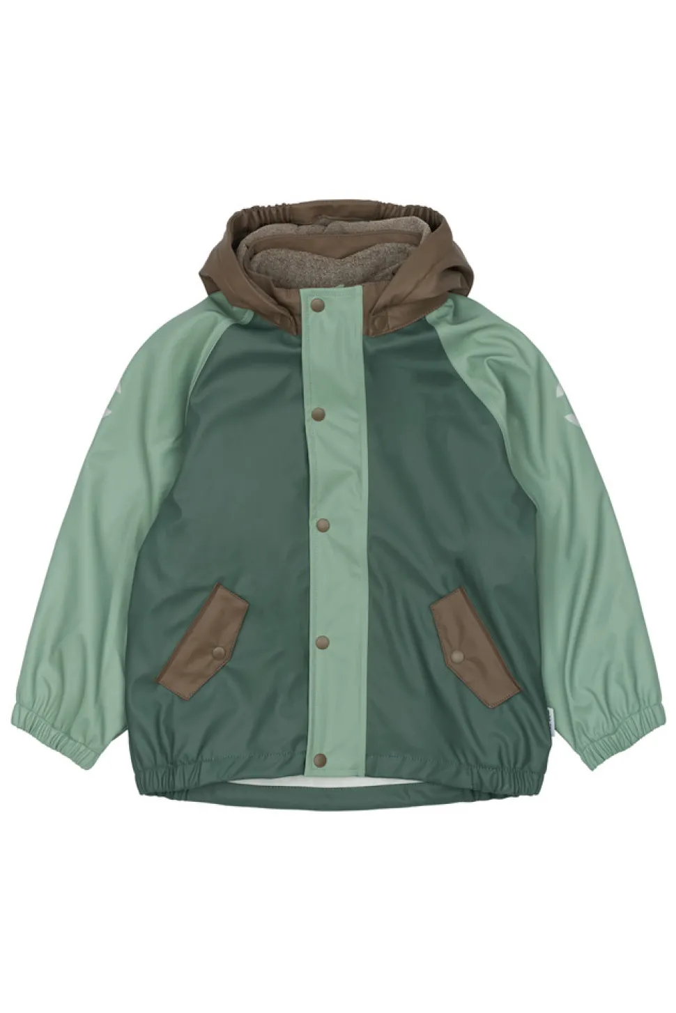 Regnsæt m. Fleece - Balsam green