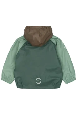 Regnsæt m. Fleece - Balsam green