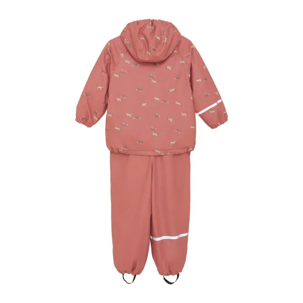 Regntøjssæt m. Fleece - 5424