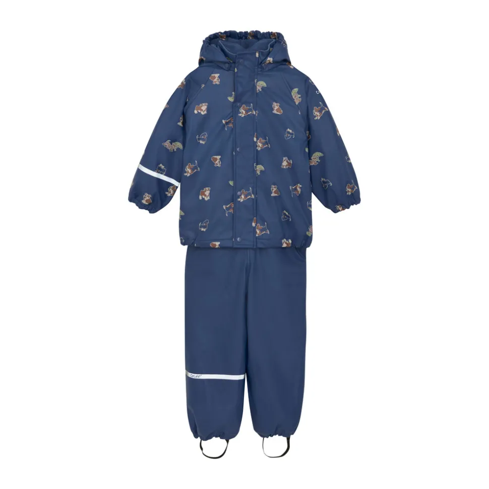 Regntøjssæt m. Fleece - 7934