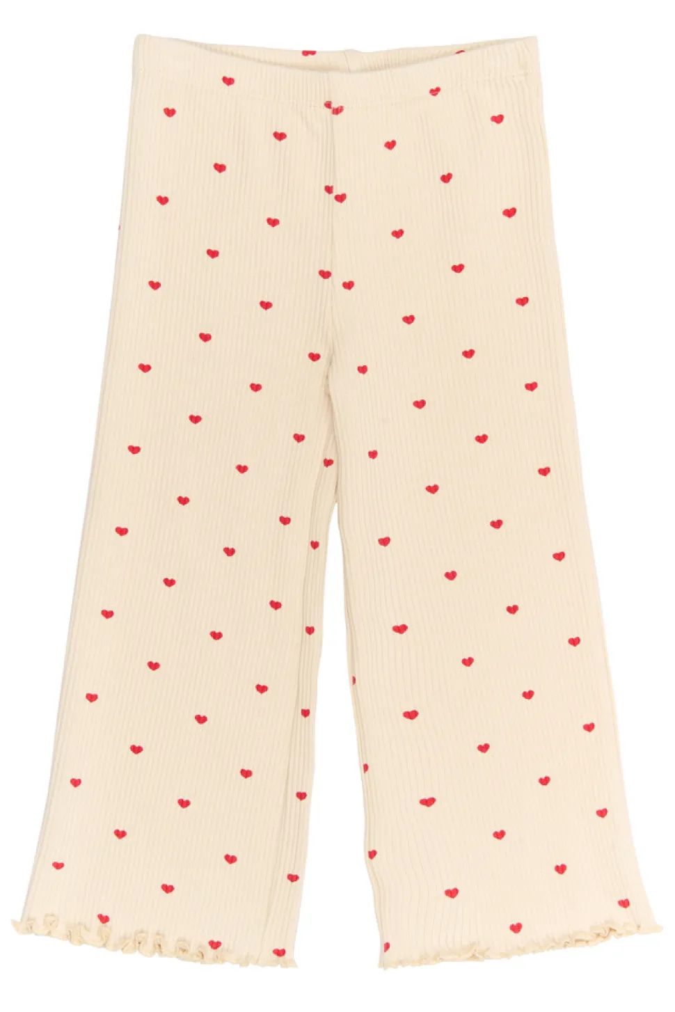 Rhea Wide Rib Bukser - GARDENIA