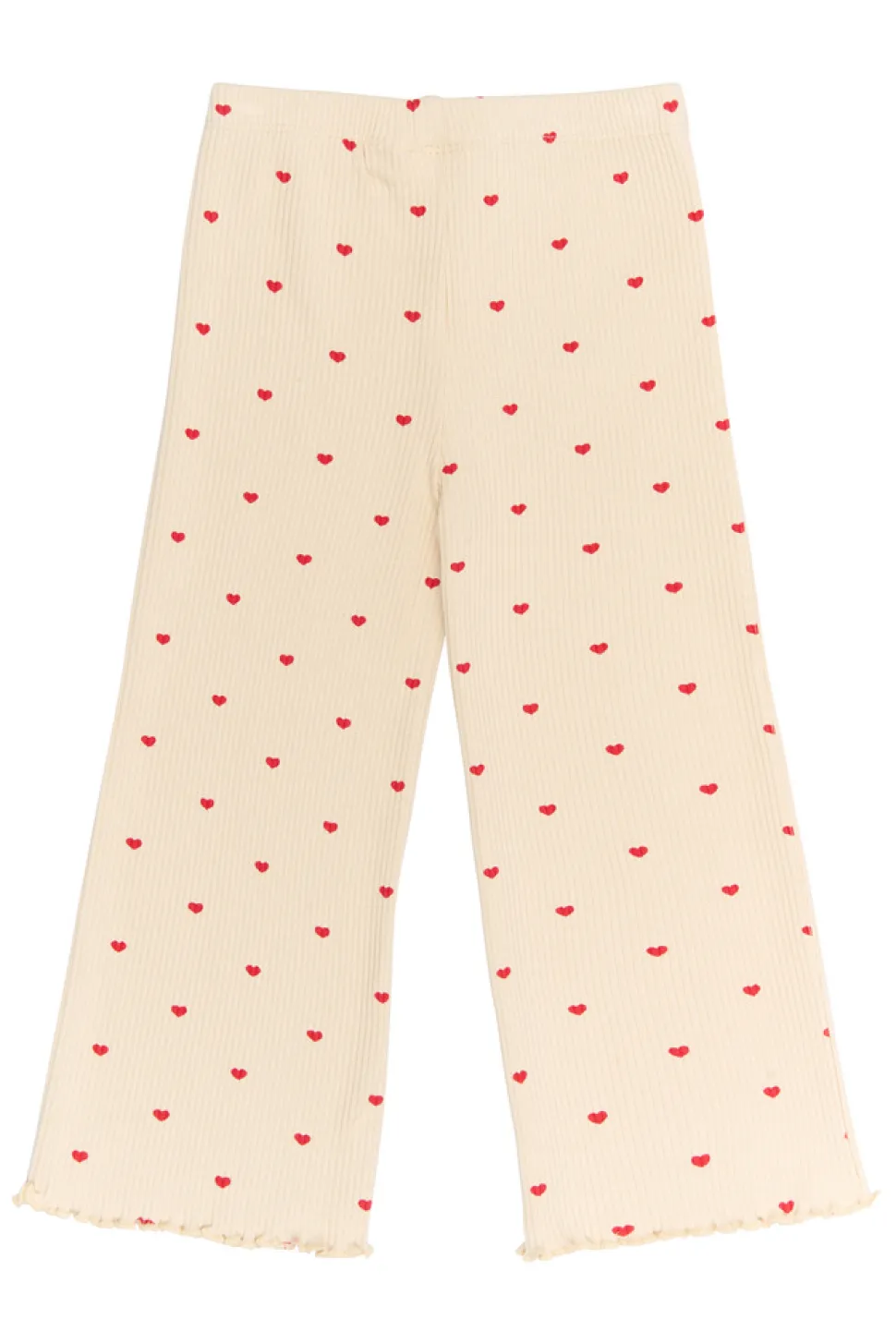 Rhea Wide Rib Bukser - GARDENIA