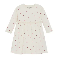 Rib Kjole - med hjerteprint