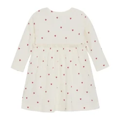 Rib Kjole - med hjerteprint