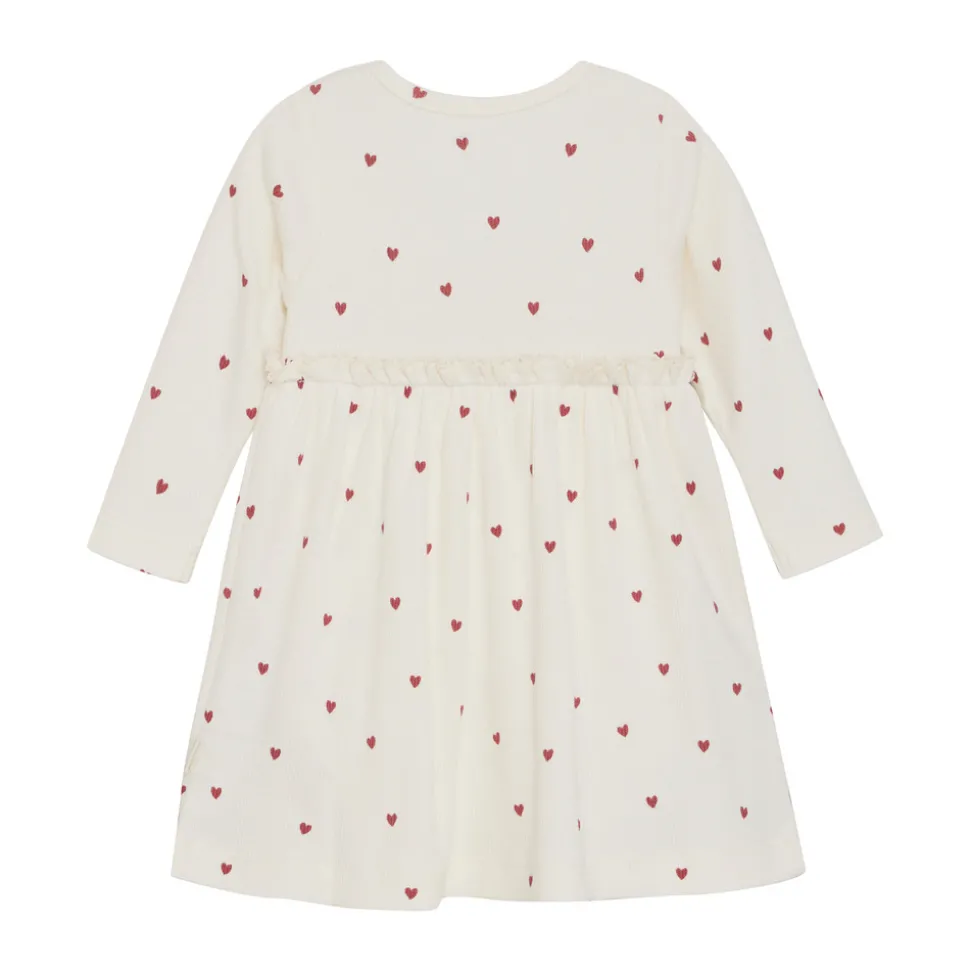 Rib Kjole - med hjerteprint