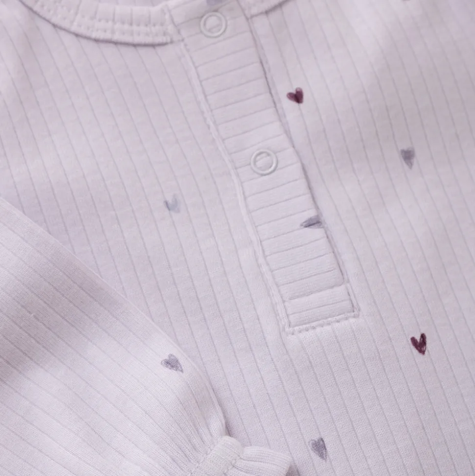 Rib Romper Langærmet - 6380