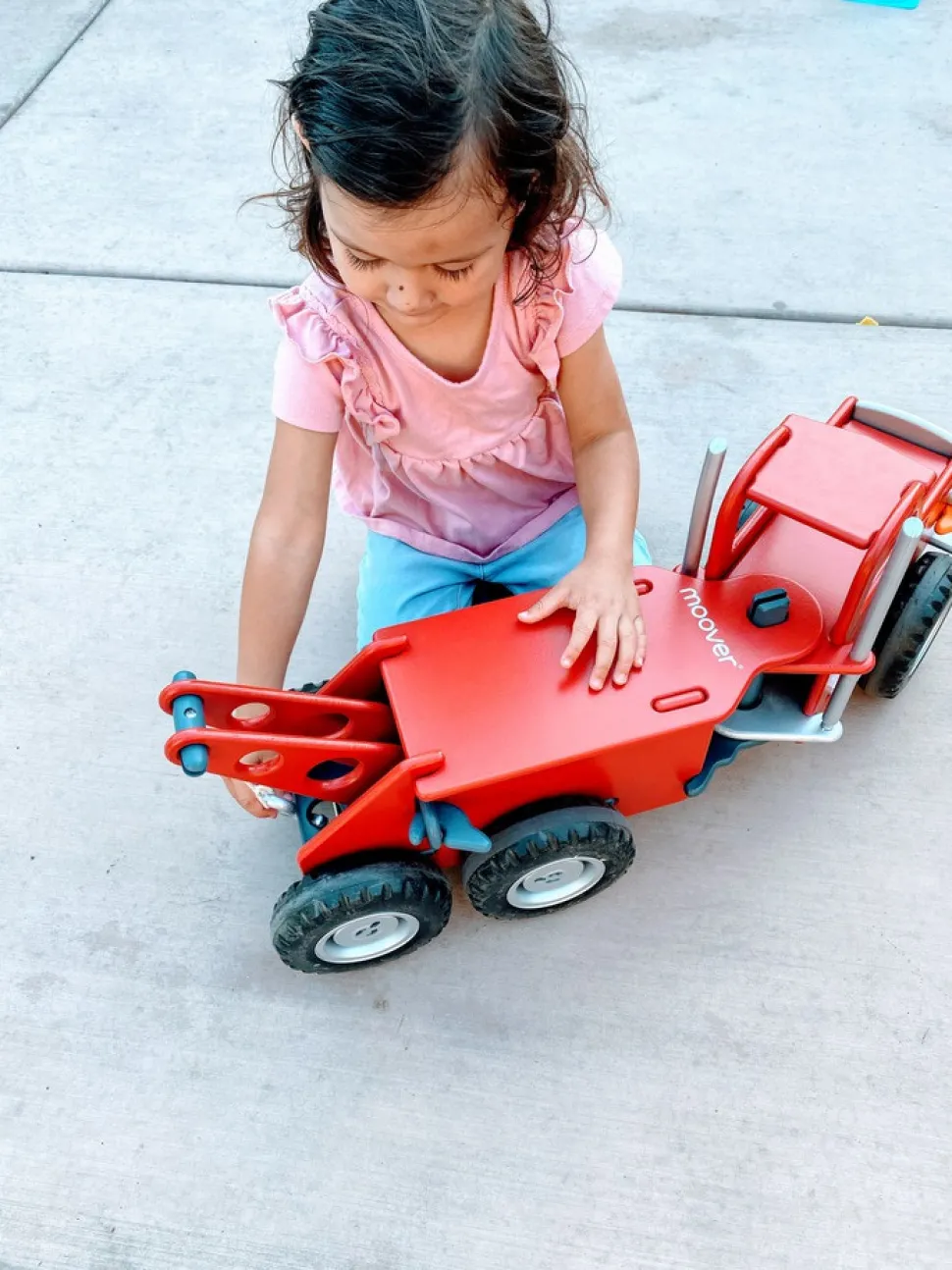 Ride-on Mack lastbil rød