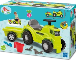 Ride-on traktor m/trailer