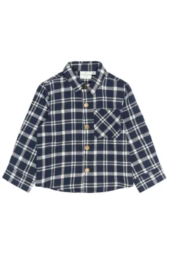 Riggs Flannel Skjorte - NAVYBLAZER