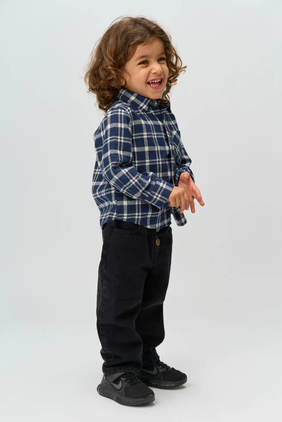 Riggs Flannel Skjorte - NAVYBLAZER