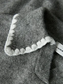 Rikasa Strikket Polo - Grey Melange