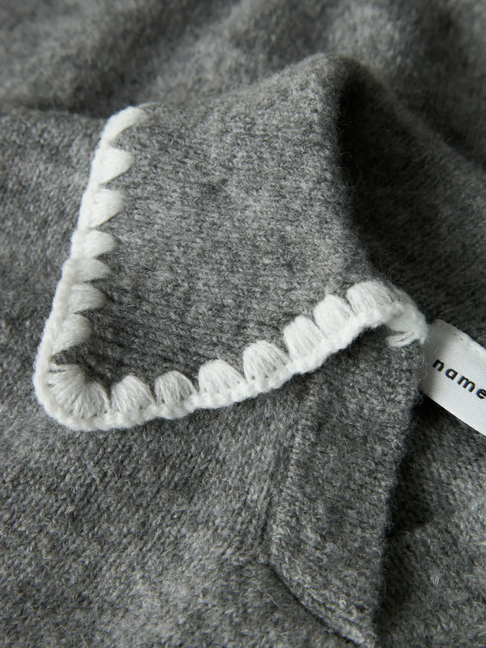 Rikasa Strikket Polo - Grey Melange