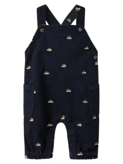 Ron Reg Cord Emb Smækbukser - Navy Blazer