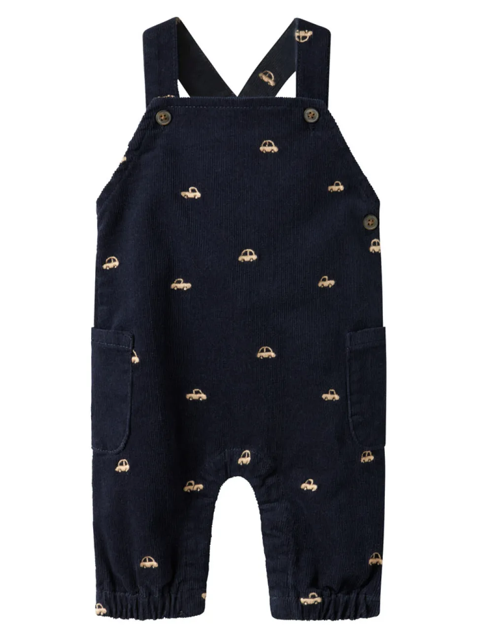 Ron Reg Cord Emb Smækbukser - Navy Blazer