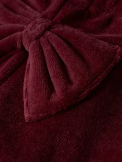 Roxy Velour Leggings - Burgundy