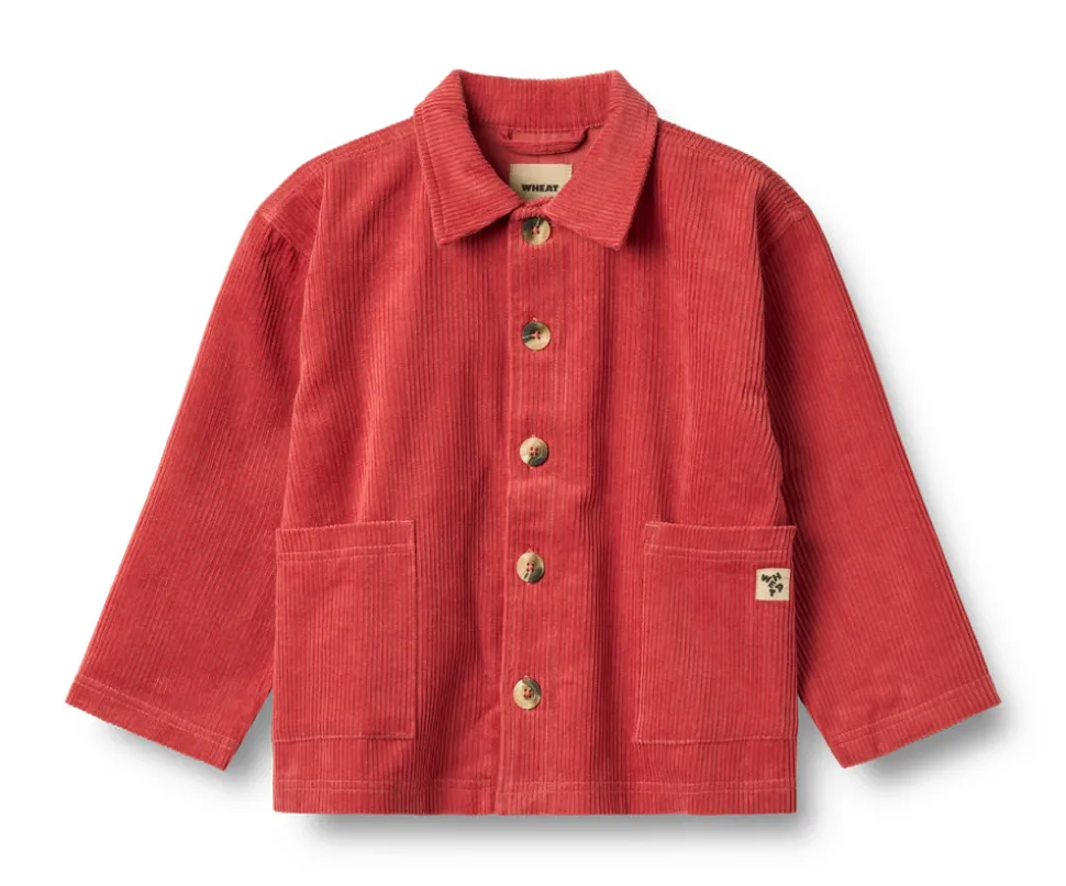 Sage Skjortejakke - Raspberry