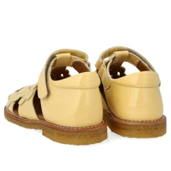 Sandal med blomster og velcro - 2706