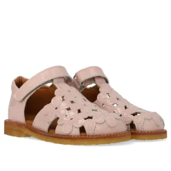 Sandal med blomster og velcro - Rosebud