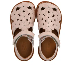 Sandal med blomster og velcro - Rosebud