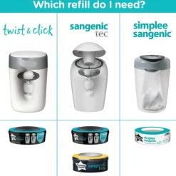 Sangenic Simplee blepose/Refill 3-pak