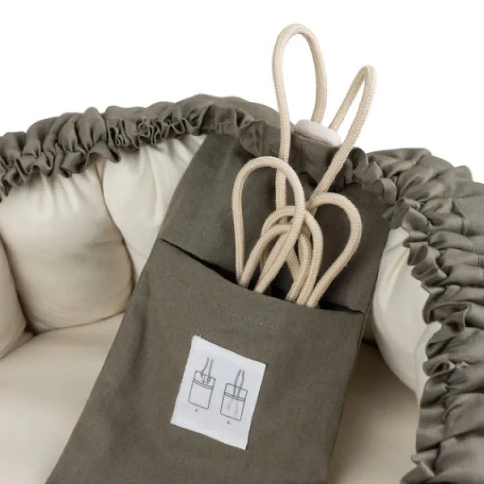 Sebra lift med kaleche - Dark olive