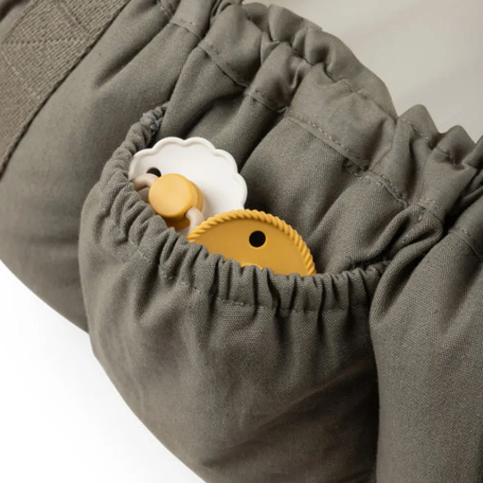 Sebra lift med kaleche - Dark olive