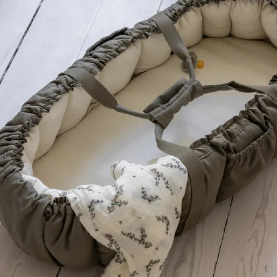 Sebra lift med kaleche - Dark olive