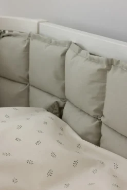 Sengerand, kapok, halv længde, mist green