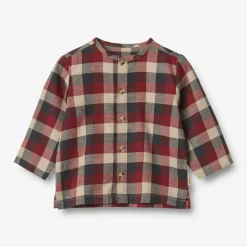 Shelby Skjorte - Red Blue Check