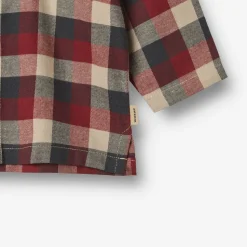 Shelby Skjorte - Red Blue Check