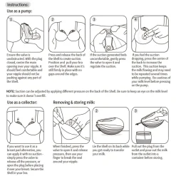 Shell Silikone Brystpumpe 75ml