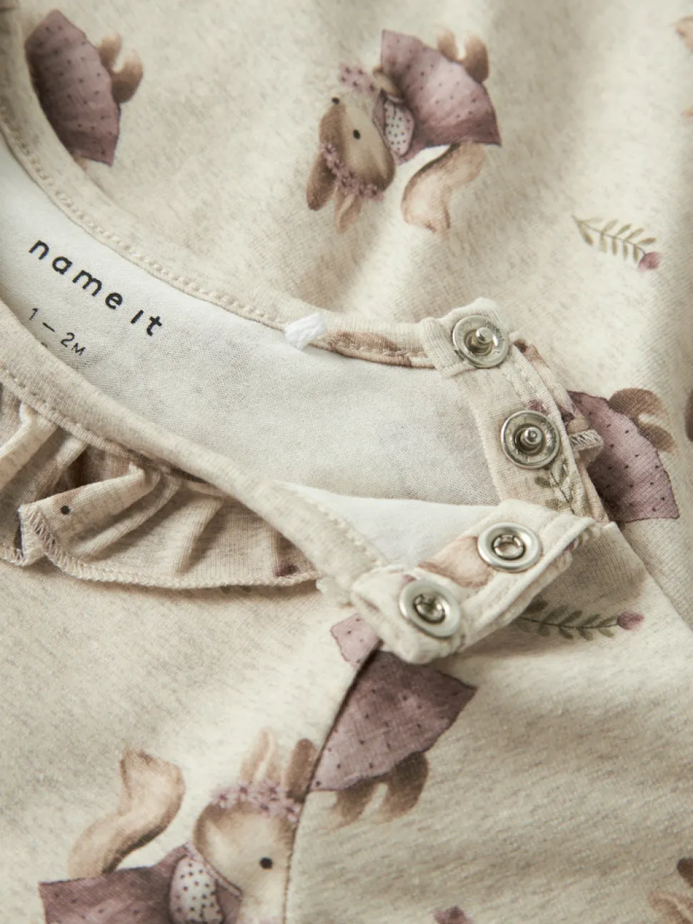 Shelly Langærmet Body - Peyote melange