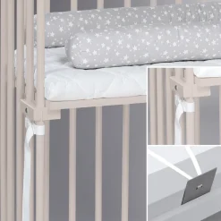 Side by side seng, Boxspring XXL - beige