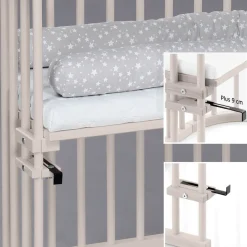 Side by side seng, original - beige