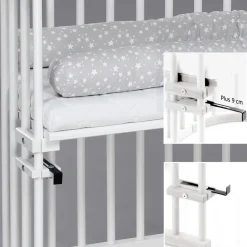 Side by side seng, original - hvid