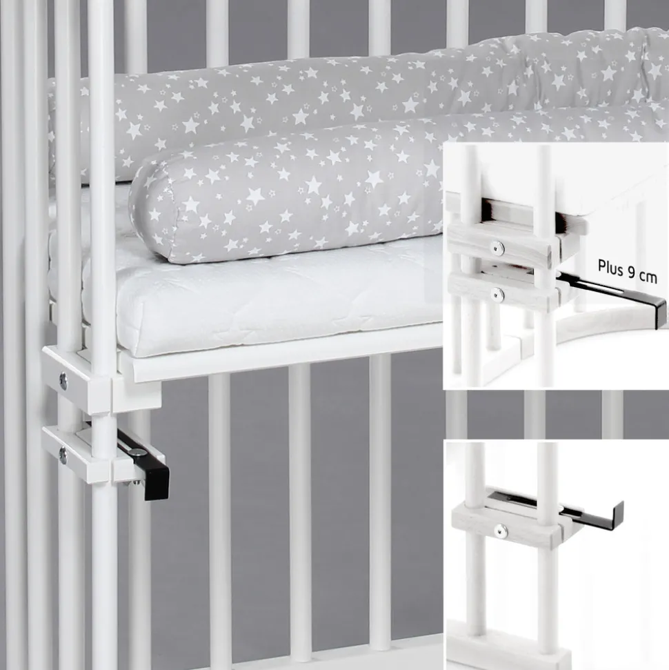 Side by side seng, original - hvid