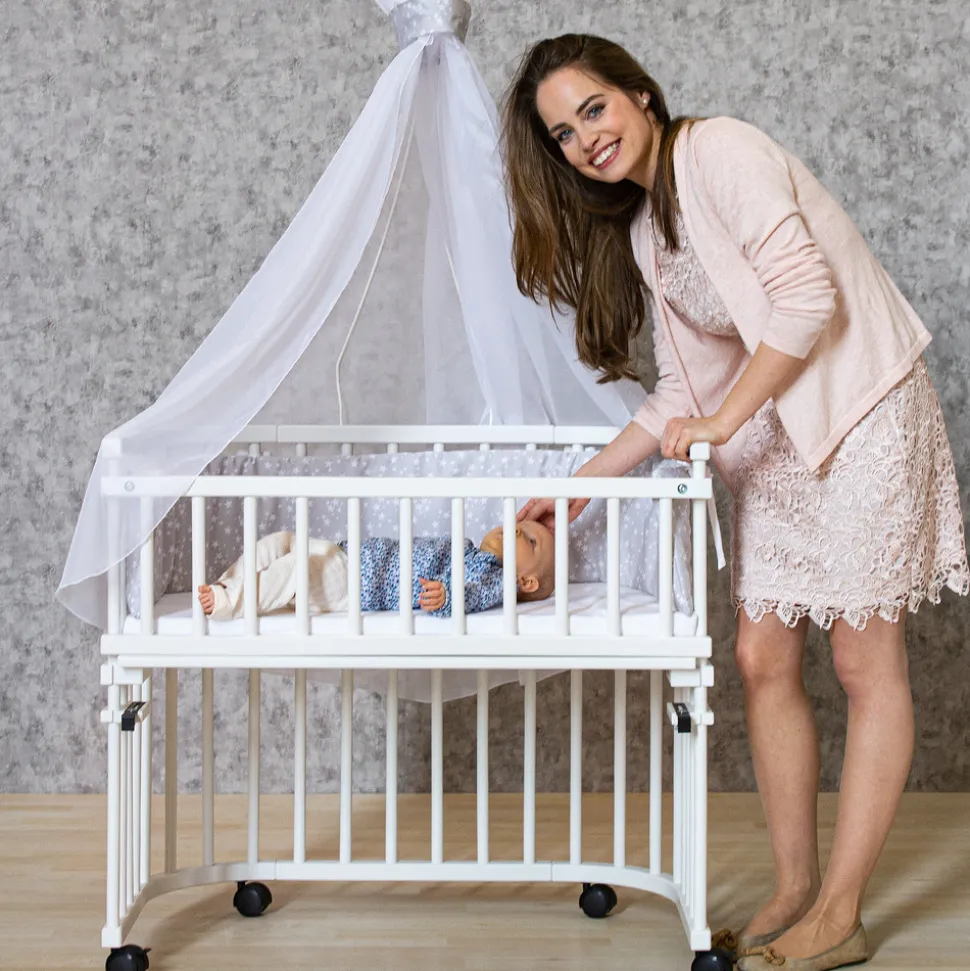 Side by side seng, original - hvid