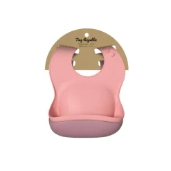 Silicone hagesmæk, 2-pk, rose+coral