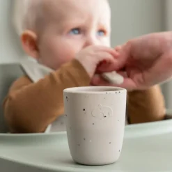 Silikone første spisesæt Birdee Sand